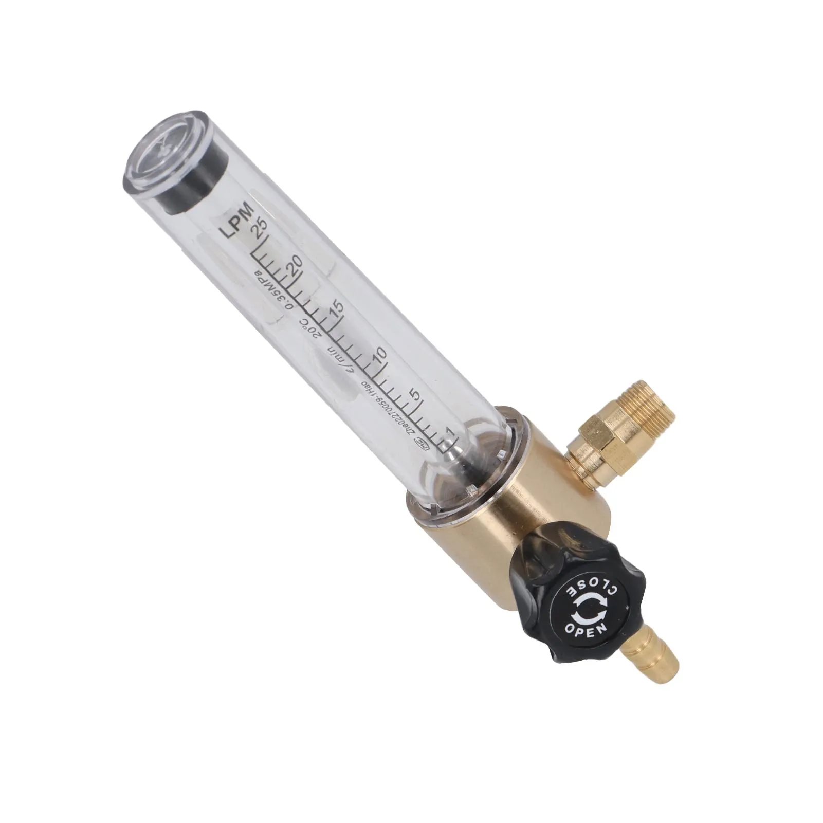 Gas Flowmeter Regulator Gas Meter NPT1/4-18 Tapered Thread Accurate Design 1-