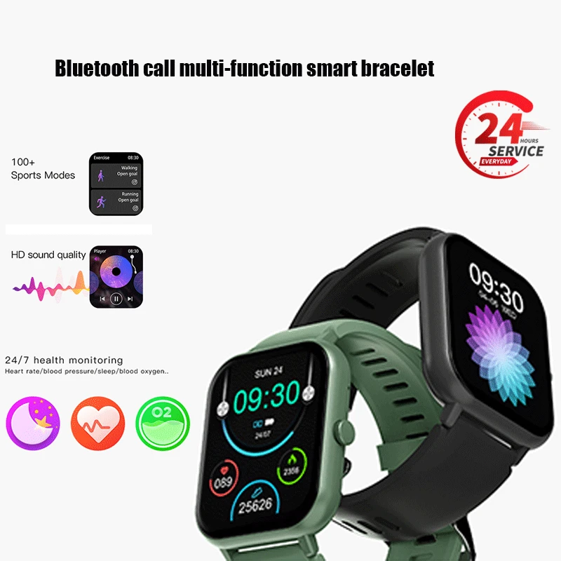 Bluetooth Answer Call Smart Watch Men Women waterproof Fitness Tracker
