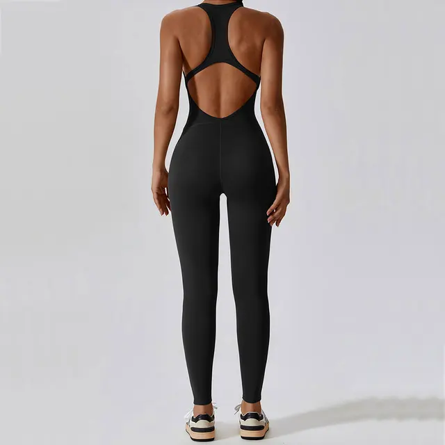 Yoga Jumpsuit Fitness Sports Overalls Gym Clothing Set Yoga Wear Pilates Workout Clothes for Women Outfit push-up Activewear 5