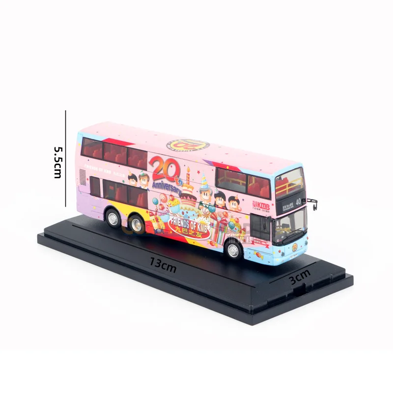 80M 1:76 Scale Diecast Alloy Hong Kong Dennis KMB Double