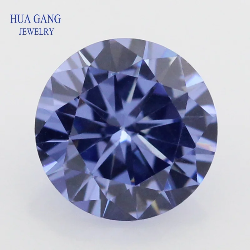 

Светло-танзанийский 3,25-12 мм кубический цирконий круглой формы AAAAA бриллиантовая огранка свободный CZ фотокамень для ювелирных изделий Бесплатная доставка