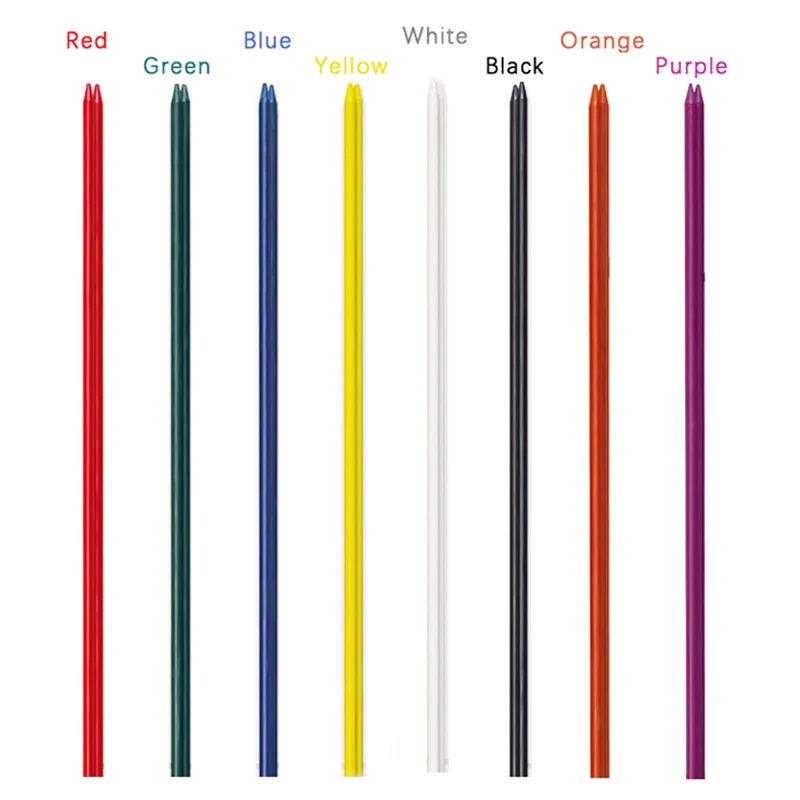 8 Colors 2.0mm 2B Automatic Pencil Replacement Lead Core Student Sketching Painting Writing Supplies School Office Stationery 3