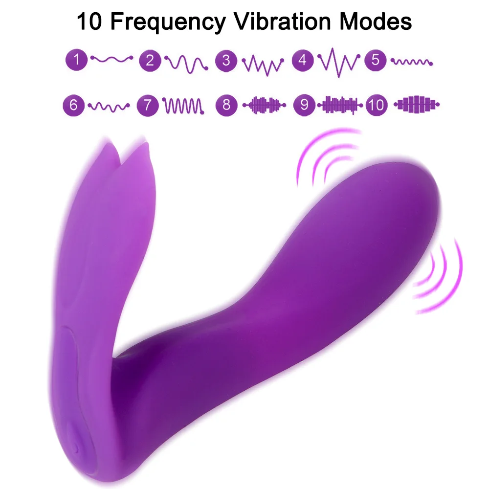 Vibrating Panties Wireless Remote Wearable Dildo G Spot Massager_voghion.com