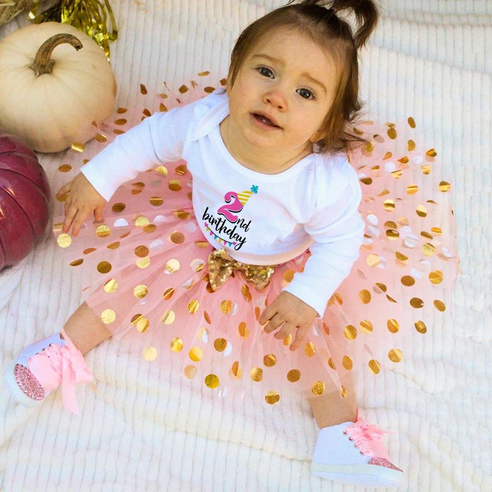 Costume Fête Bébé Tenue Anniversaire Bébé Fille 3 Pièces Zukmuk - Barboteuse Dentelle Jupe Tutu Bandeau Body Manche Longue Bebe