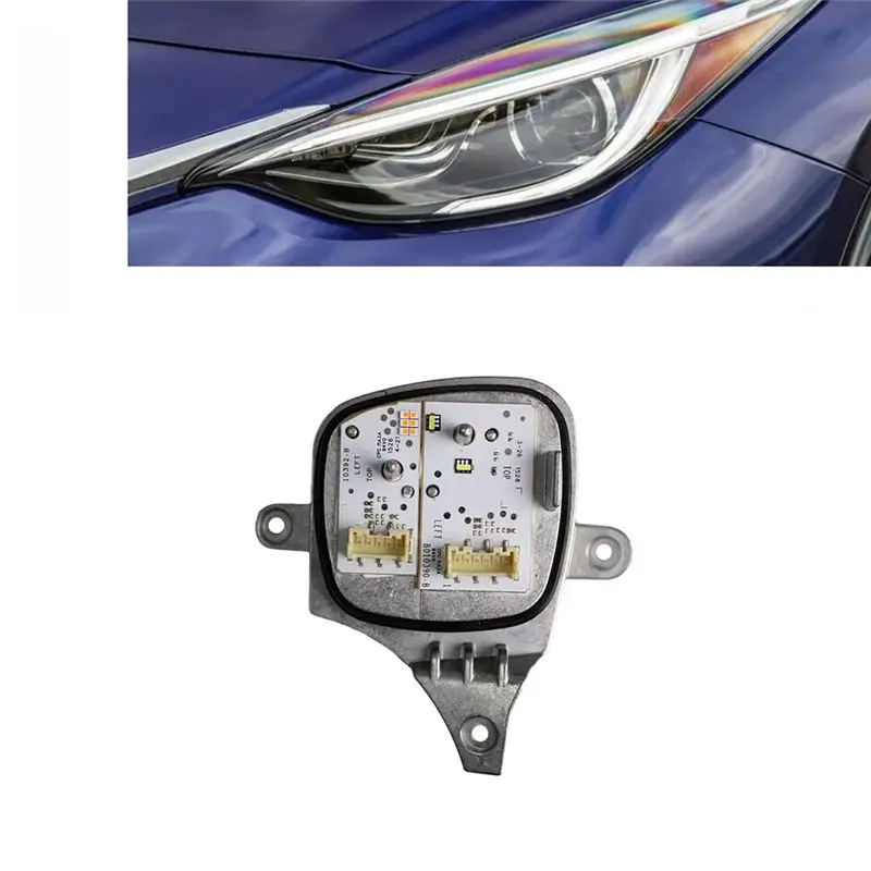 인피니티 QX30/Q30 2017-2019 고급형용 AC54-차량 전면 LED 헤드라이트 주간 주행등 모듈
