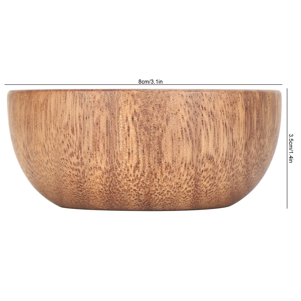 Livecitys Portafrutta In Legno Portafrutta In Legno Rotondo Per Uso Domestico Insalatiera Per Stoviglie Contenitore Per Bacinella Utensile Da Cucina M