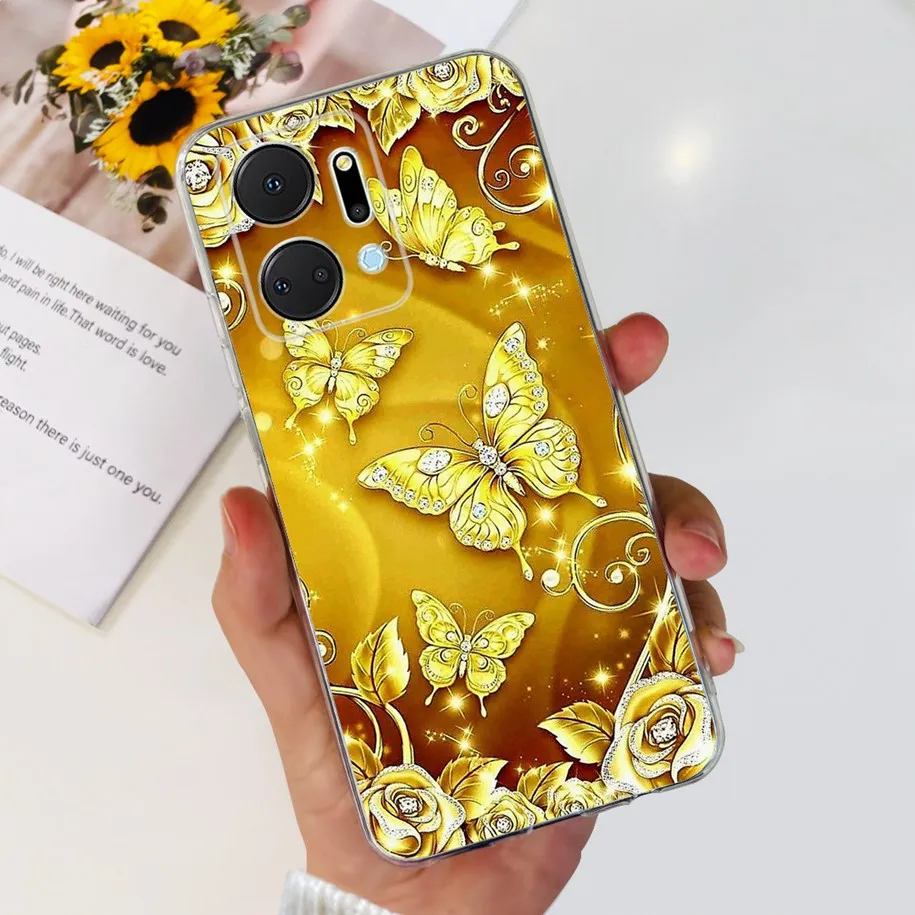 Fashionable Marble Butterfly Silicone Phone Case Cover – Soft and Stylish Protection