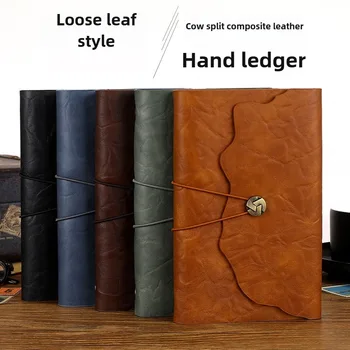 Nuovo A6 Binder Plan Notebook Copertura Manuale di foglie sciolte MANUALE A 6 buche Diario Binder Agenda Copertina di copertura della scuola di cartoleria scolastica 1