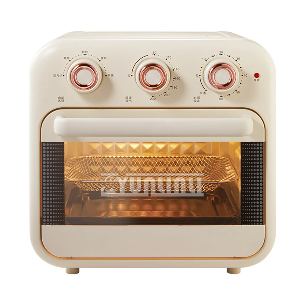 Household Multifunctional Electric Oven 16L Intelligent Electric Oven Electric Fryer Visual Air Fryer 6