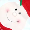 1pc Lovely Christmas Chair Covers Mr & Mrs Santa Claus Christmas Decoration Dining Room Chair Cover Home Party Decor Gift 4