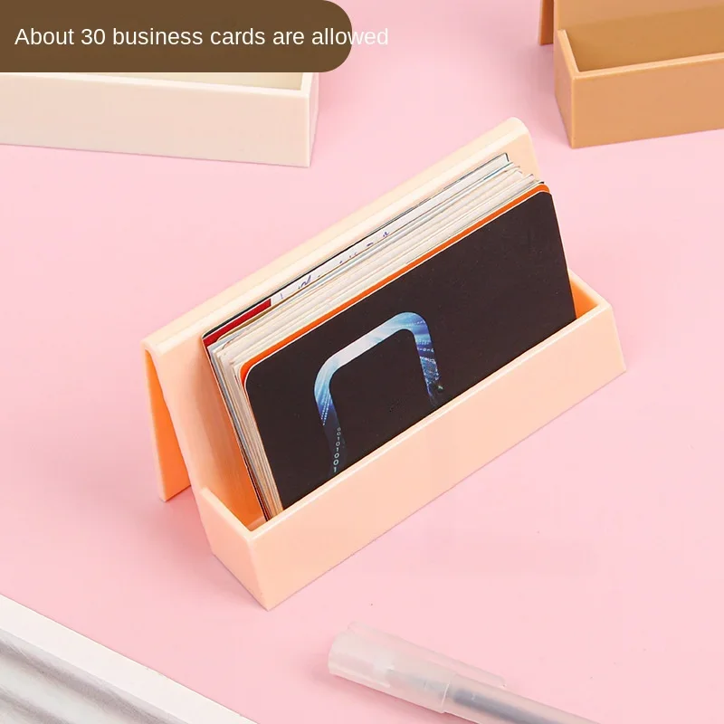 1 Pcs Creative Unique Women's Business Card Holder Desktop Card Storage Box Display Stand Business Exhibition Rack card holder credit card holder photo card holder desk card holder card display stand postcard holder