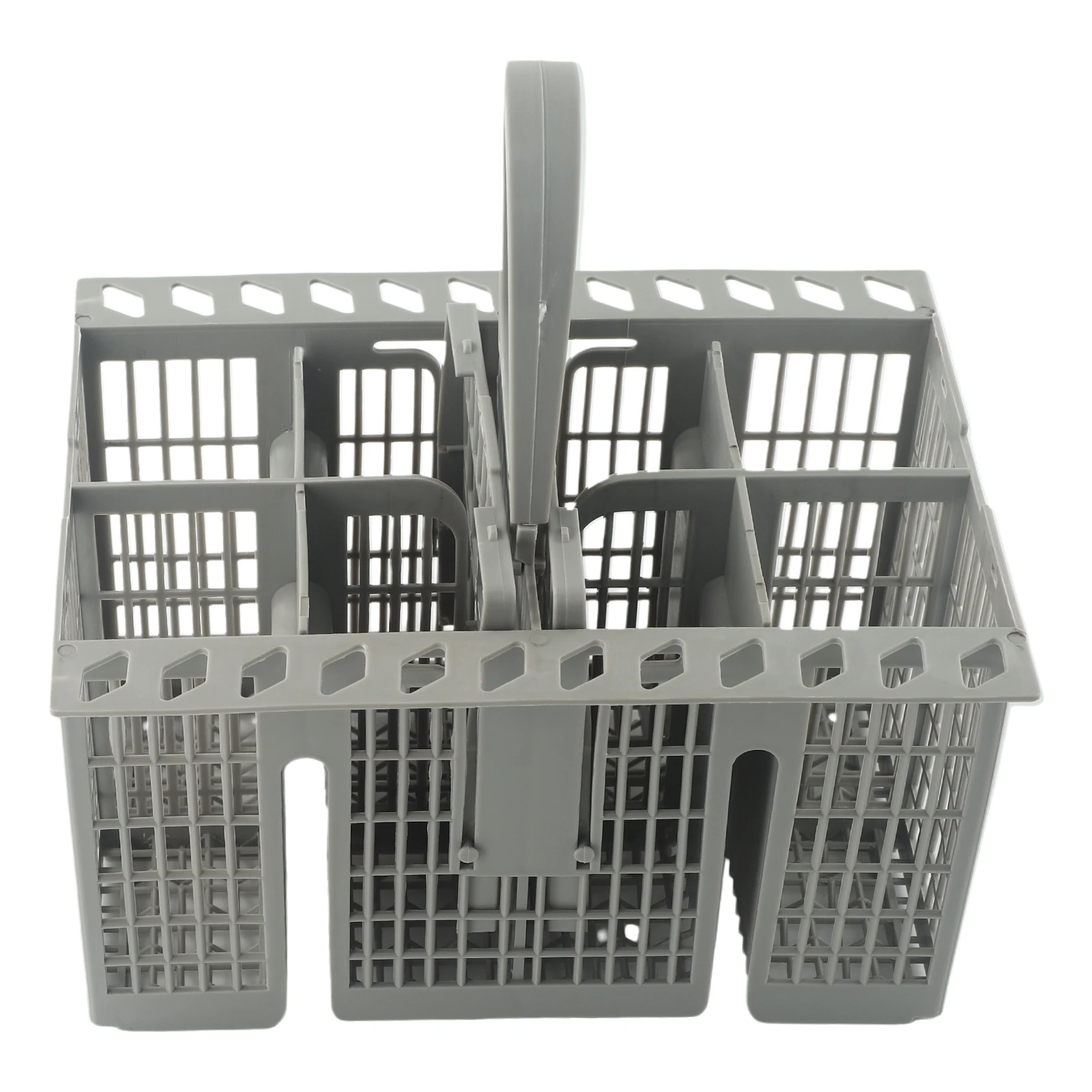 Convenient Gray Cutlery Basket for Bauknecht Indesit Hotpoint Dishwashers C00257140 Detachable Handle Plastic Material