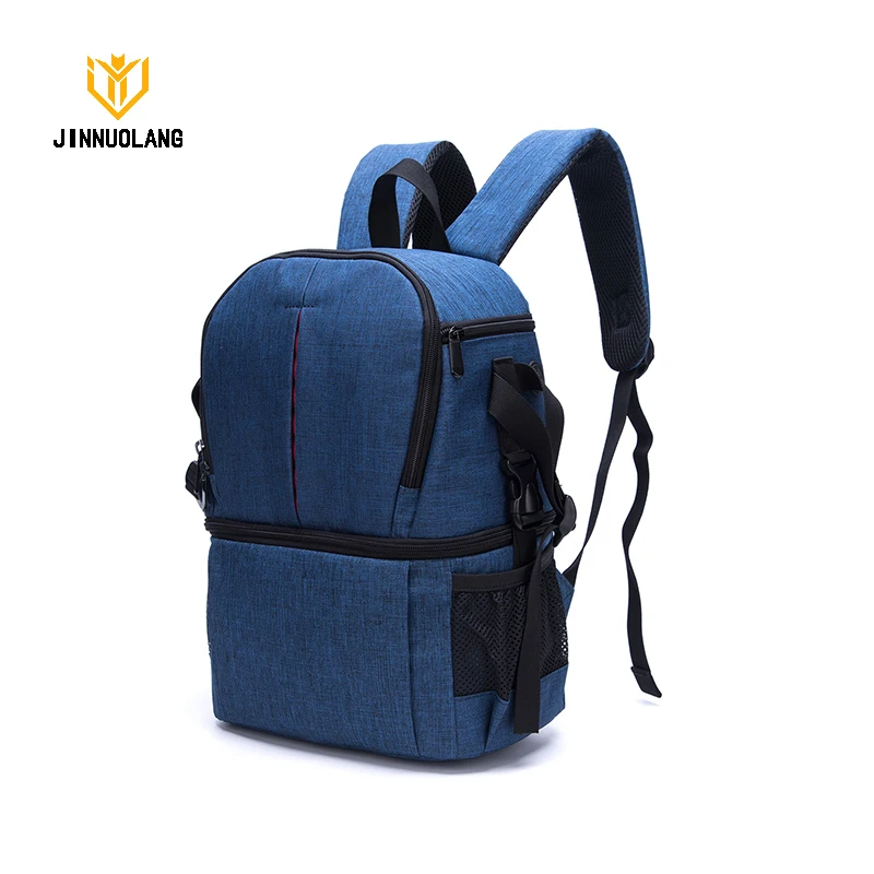 Andoer DSLR Appareil Photo Sac à bandoulière Mode Portable Polyester étui pour 1 caméra 2 lentilles et Petits Accessoires pour Canon Nikon Sony