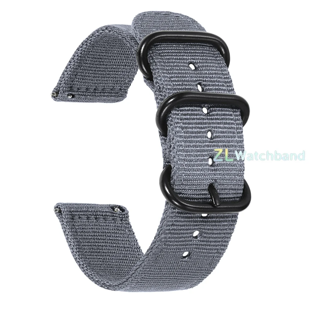 Universal Woven Nylon Quick Release Watch Strap - Versatile Fabric Wristband Accessory