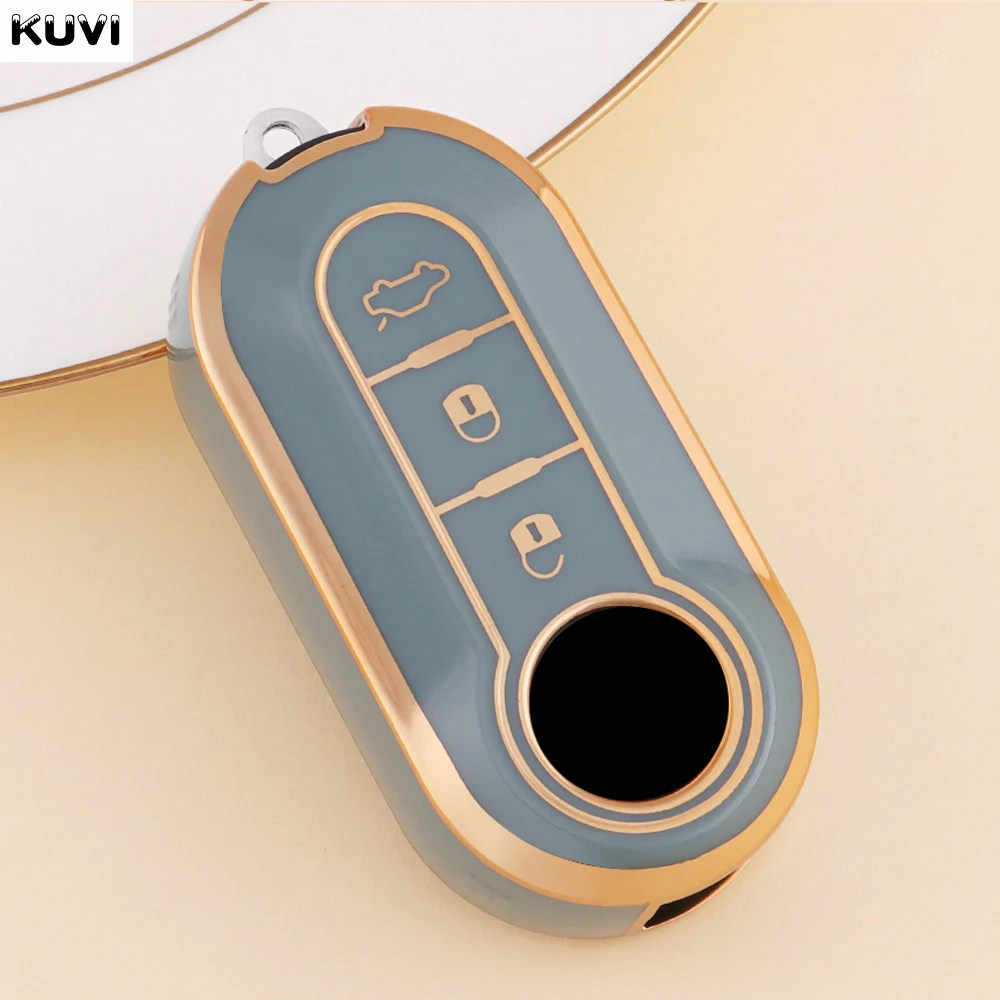 Tpu Car Folding Key Case Cover Shell Fob For Fiat 500 Ducato Panda Punto 500l Lancia Musa - For Citroen Jumper For Peugeot Boxer - Racext™ - Fiat REMOTE CONTROLS AND KEYS - Racext 135