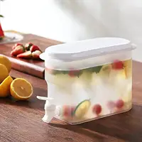 Distributeur de boissons pour réfrigérateur 2,8 l, bouilloire d'eau froide de grande capacité avec robinet, distributeur de boissons glacées, réfrigérateur avec robinet 5