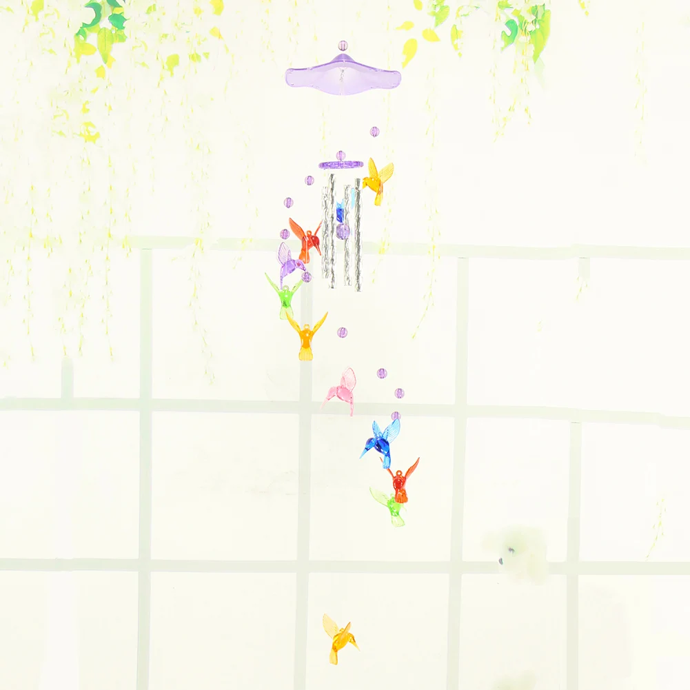 Hummingbird Romantic Wind Bells Handmade Courtyard Decorative Windbell Art Crafts Ornaments Birthday Gifts Home Decoration