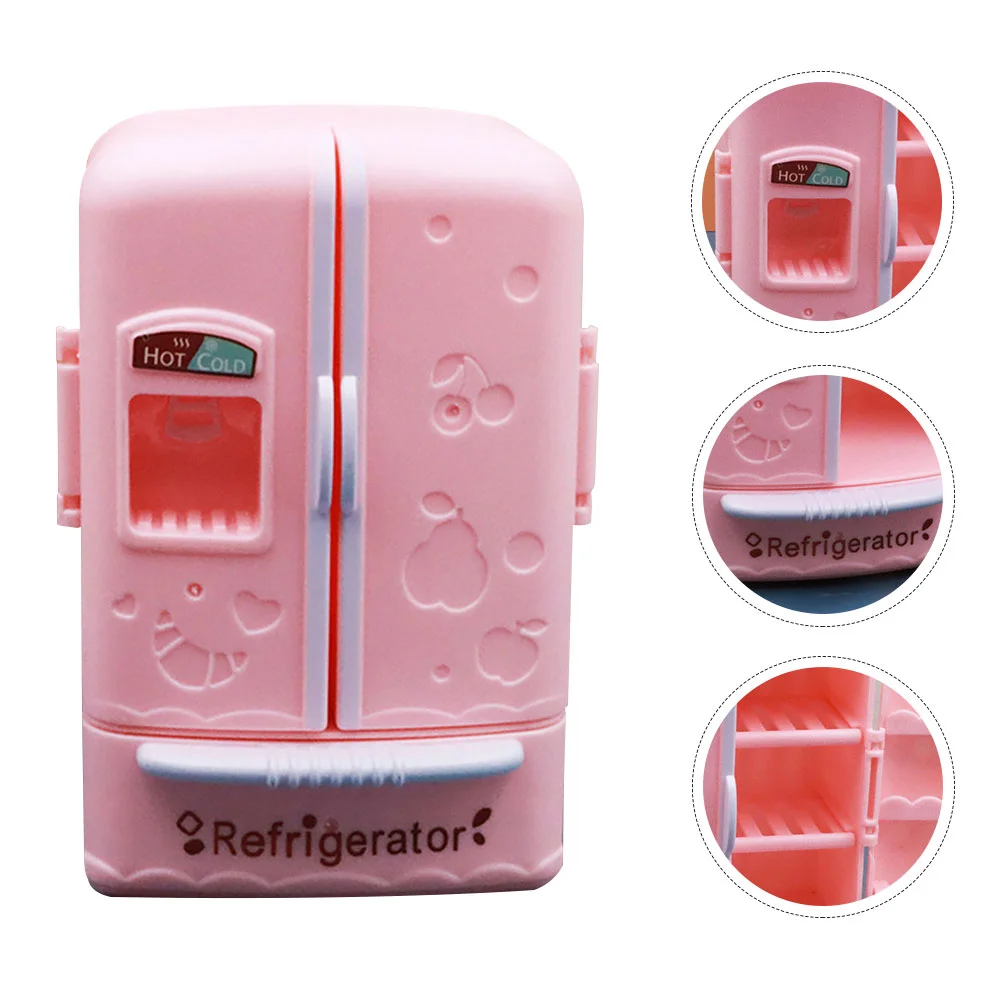 

Play Food Kitchen Accessories Simulated Refrigerator Dollhouses Mini Refrigerators