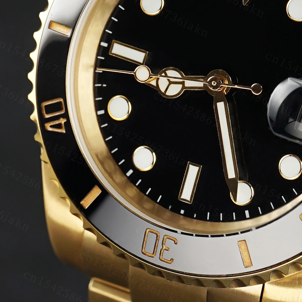 2022 Fashion New 40mm Men's Leisure Sports Sapphire Mirror Stainless Steel Material Waterproof Automatic Mechanical Watch