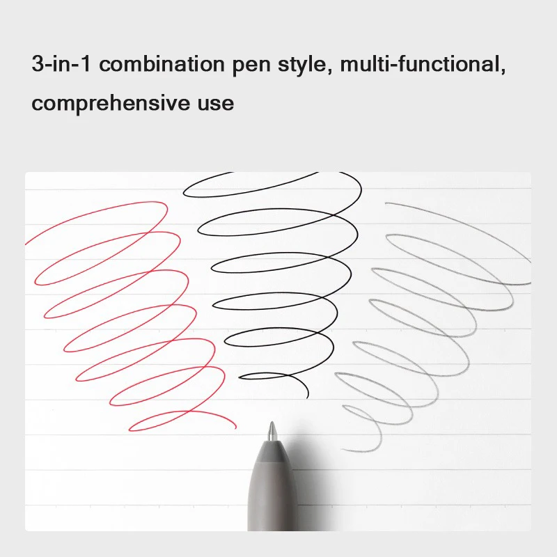 KACO 3-in-1 Gel Ink Pen Multifunction 0.5mm Mechanical Pencil & Ballpoint canets Smooth Writing School Replace Refill 4Colors multifunction pen mechanical pencil ink ballpoint pen