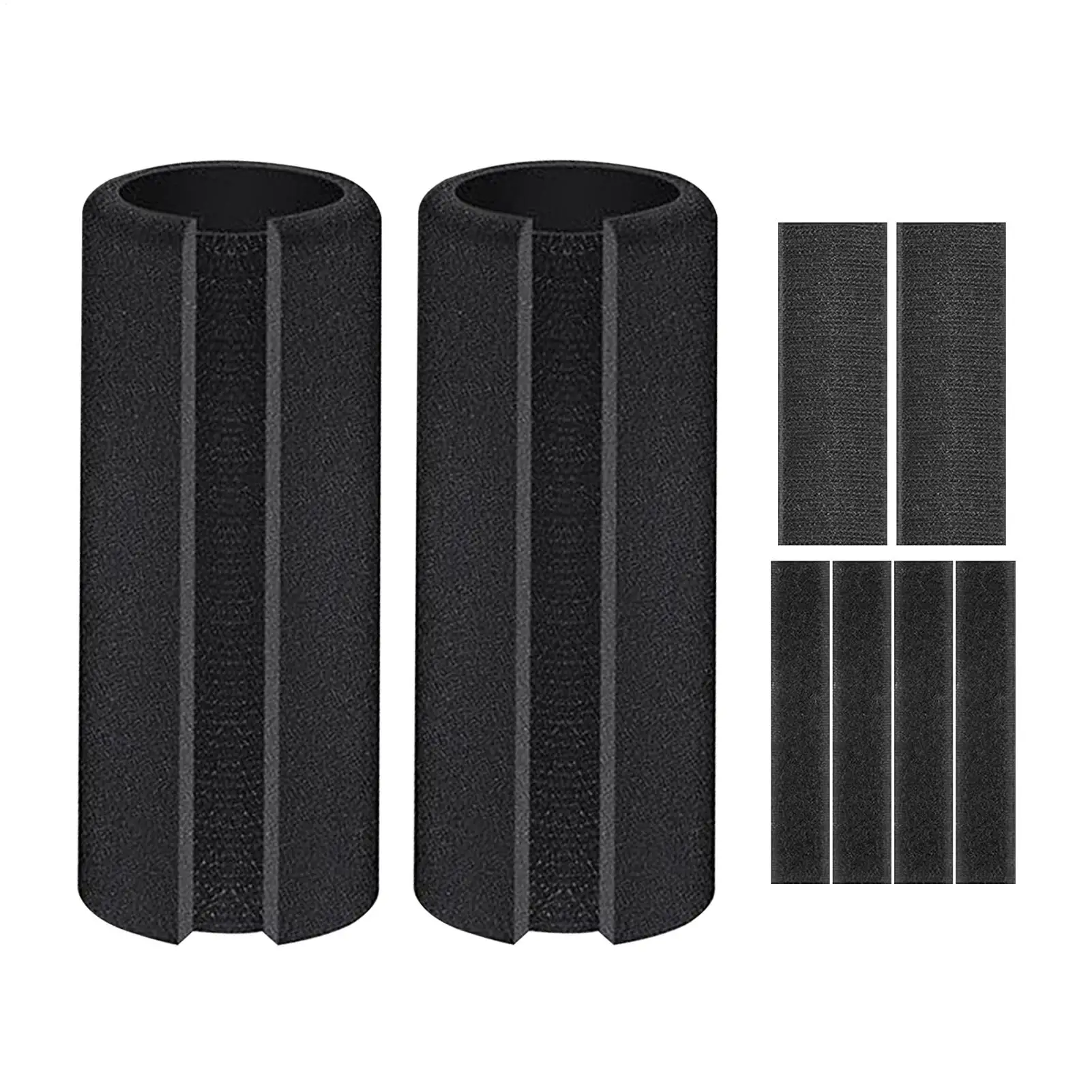 2PCS Foam Handlebar Grips Foam Bike Grips Cushions Grippers Handlebar Wrap Buffer Cover Ergonomic Comfortable Replacement