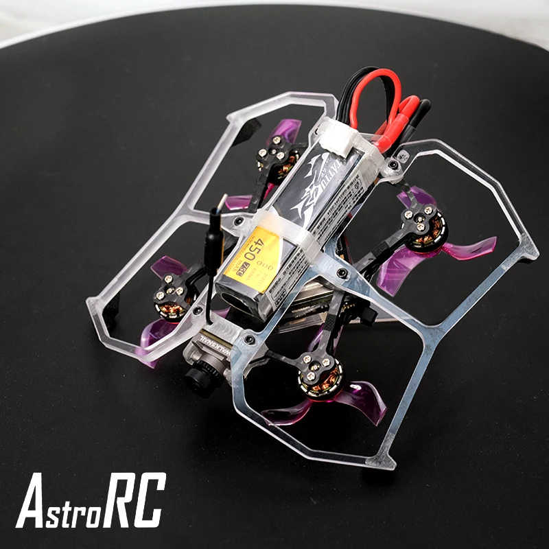 Châssis AstroRC 75 pour Mobula7/6/NBD - Fibre Carbone Micro FPV