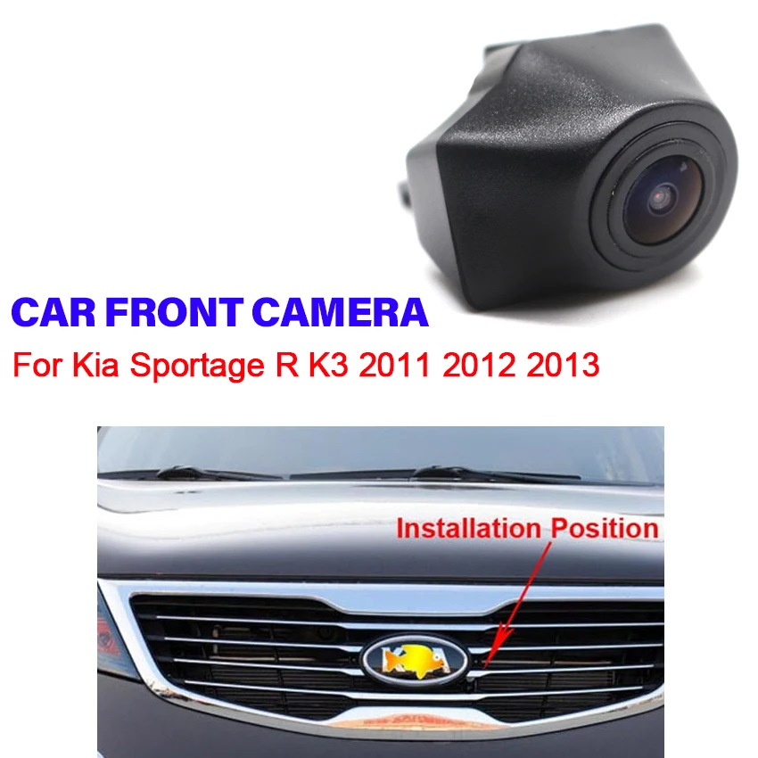 

Vehicle logo Front view camera For Kia Sportage R K3 2011 2012 2013 Waterproof Night Vision CCD Installed under the car logo