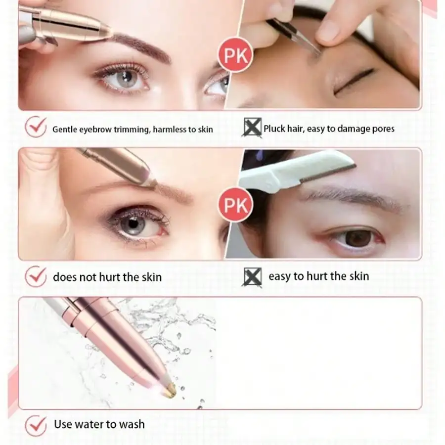 Electric Eyebrow Trimmer For Women Facial Hair Removal