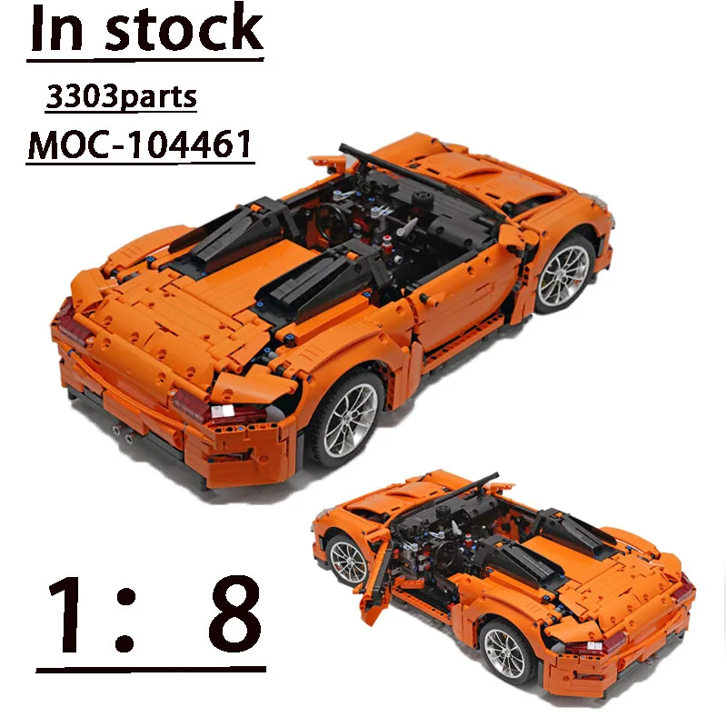 42056 Classic Sports Car Is Compatible with MOC-72814 New Supercar