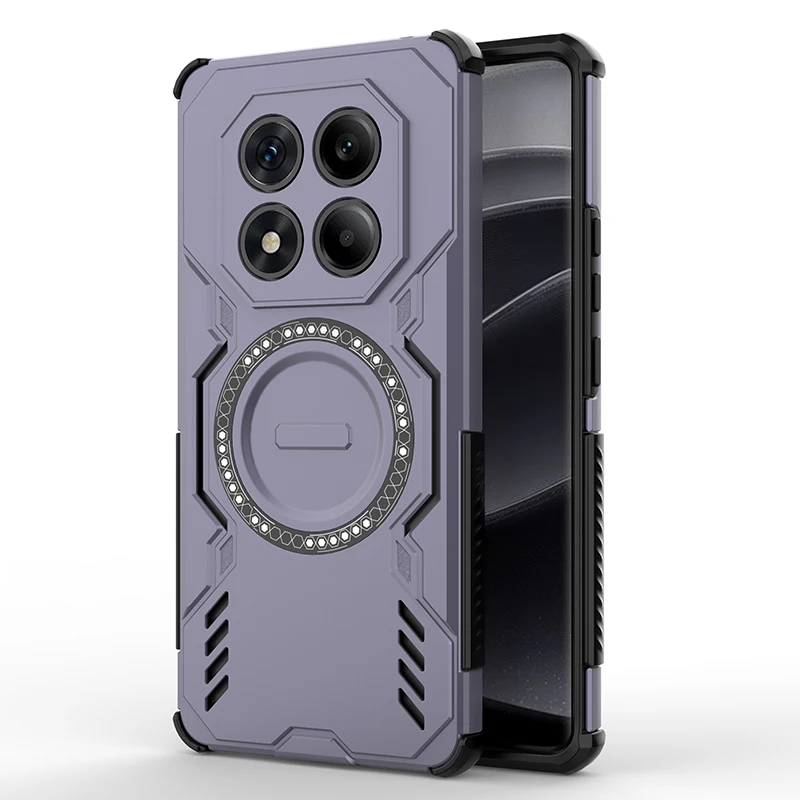 Magnetic Armor Case with Strong Magnet & Heat Dissipation - Anti-fall Protection Cover