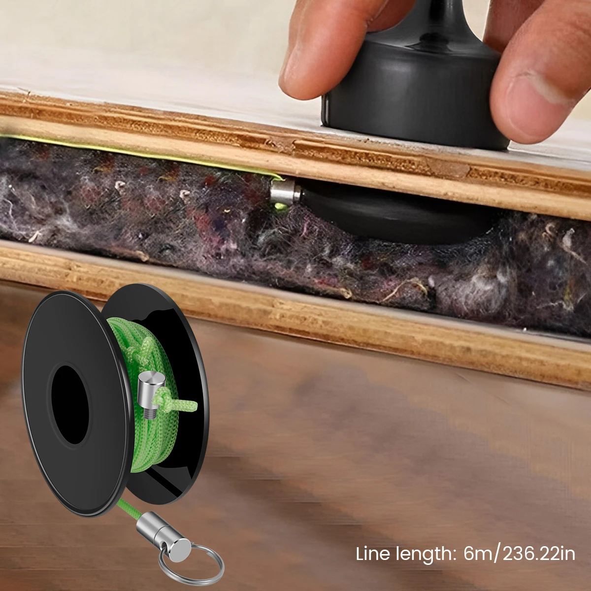 2/1 세트 케이블 풀러 자석 와이어 풀러 케이블 삽입 및 추출 도구 휴대용 케이블 가이드 풀링 시스템