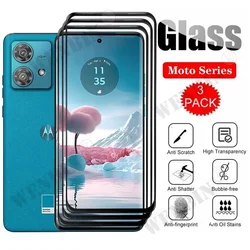 3 - Piece Curved Full Cover Tempered Glass Screen Protector Set for 3 Pcs (Moto Edge 70 Fusion)