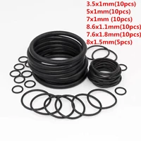 55pcs/Bag 6 Size Complete Variety Rubber O-Ring Anti Gas Leak Seal Fit For Dupont Lighters Gasket Repair Replacement Accessory 2
