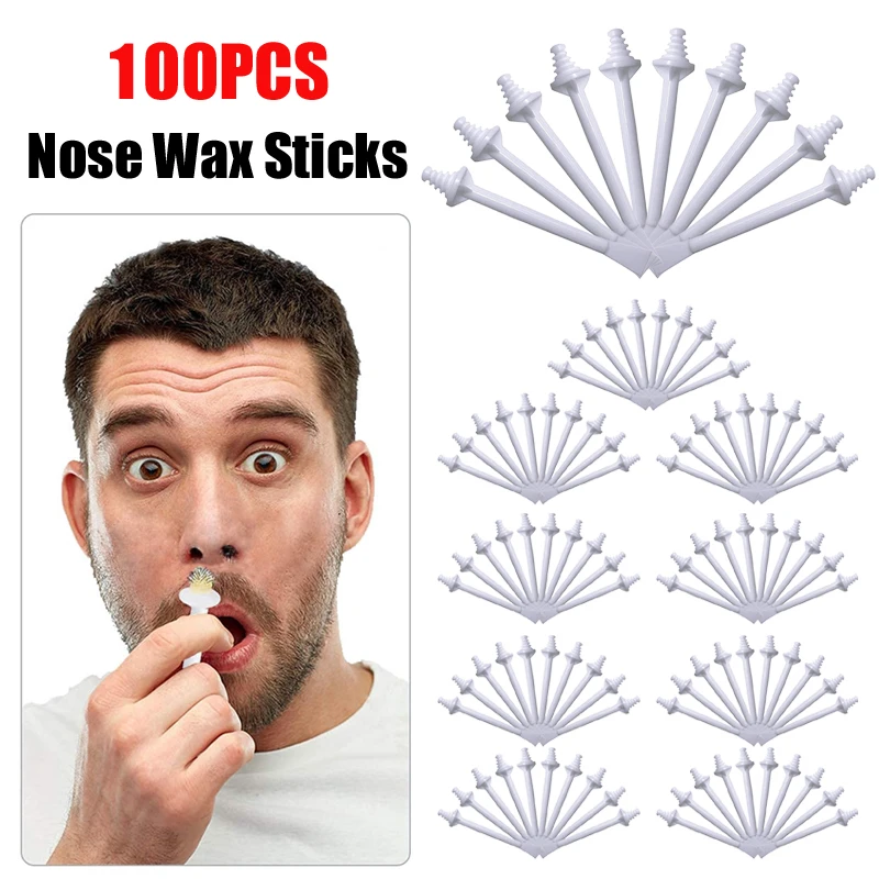 500g Wax Beads Nose Wax Kit Portable Painless Men/Women Hair Removal Cleaning Waxing Beans Nose Wax Sticks Applicator Accessorie