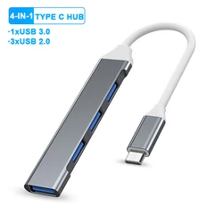 Ultra-Compact 11-in-1 4K USB-C Multiport Hub with HDMI and Power Delivery Adapter (4-in-1 TYPE-C)
