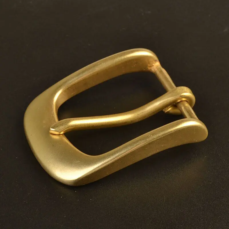 Premium Solid Brass Pin Buckle for Leather Craft and Belt Replacement