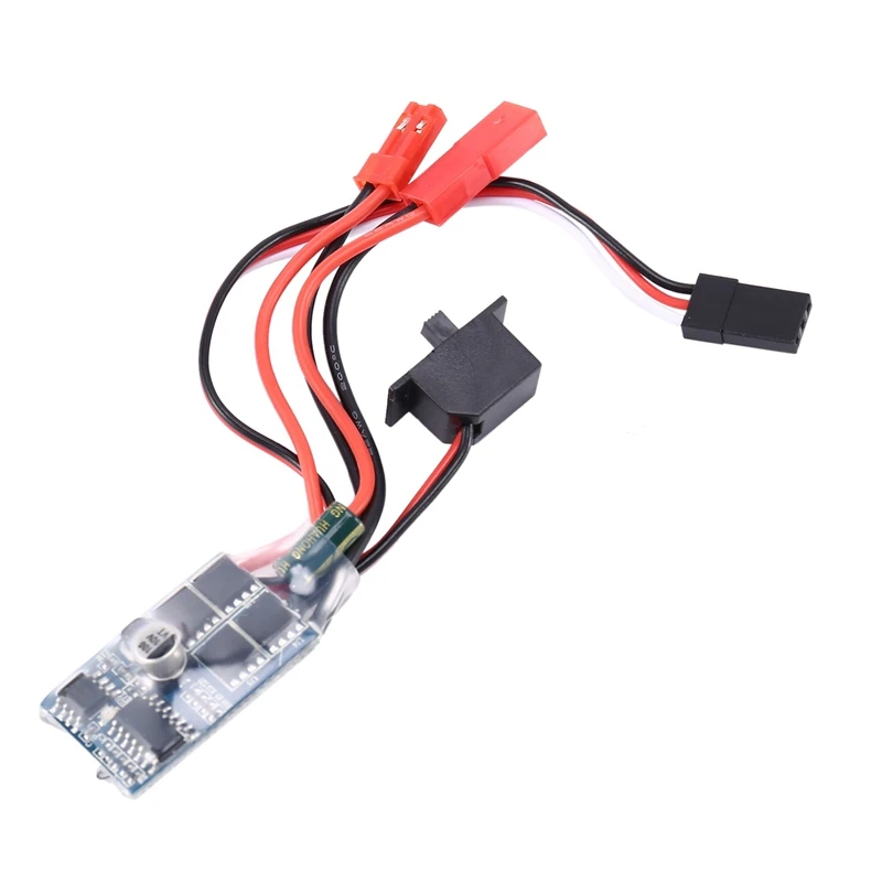 3X Rc ESC 10A Brushed Motor Speed Controller For Rc Car Boat W/O Brake Without Brake