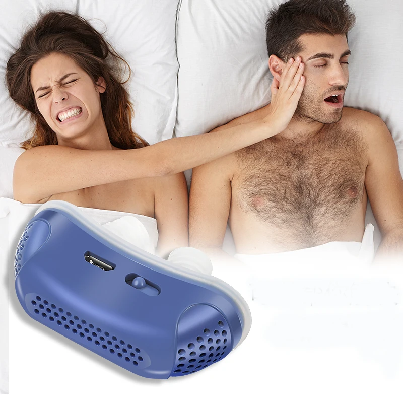 Electric Anti Snore Device Nose Clip Antisnoring Stopper Snoring