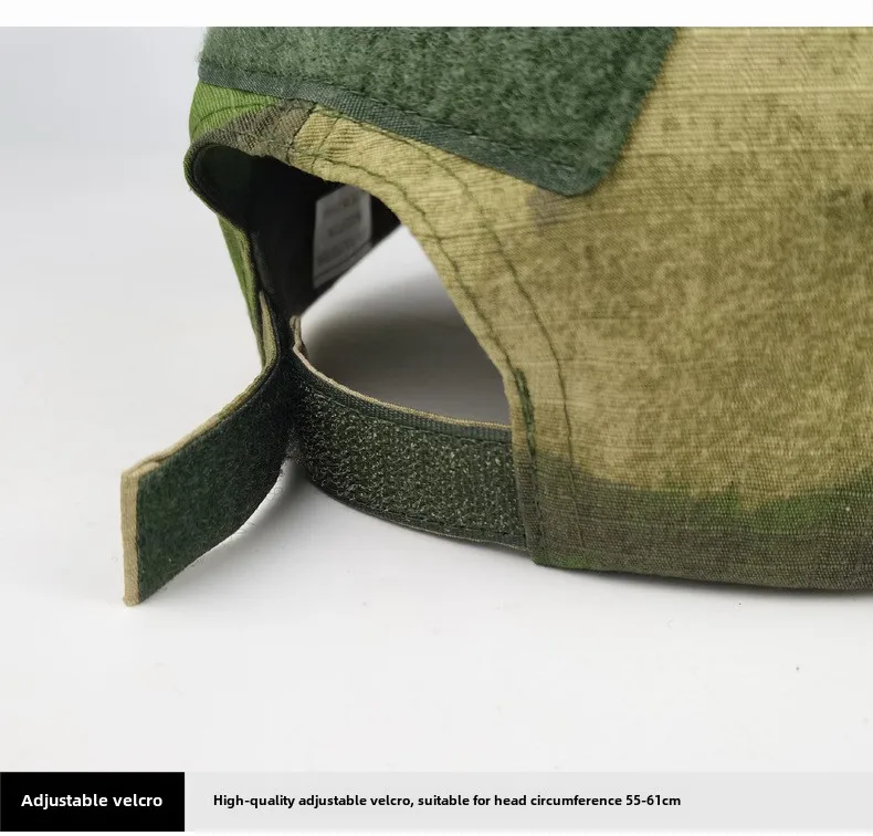 Unisex-Baseballmütze mit Tarnmuster und Gesichtsmaske, taktische Kappe, Kopfbedeckung, Sonnenschutz für Outdoor, Wandern, Angeln, Jagd, Camping – Detail 6