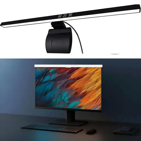 LED Desk Lamp Screen hanging light Foldable Student Eyes Protection Reading Writing Learning Desk Lamp Display Hanging Light