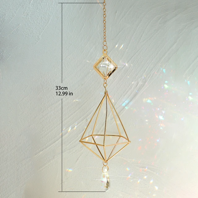 Arany Függő Légikórtartó Tillandsia Air Növények Fogas Geometriai Himmeli Fern Kijelző Ültető Kristály Otthoni Dekorációval - Image 5