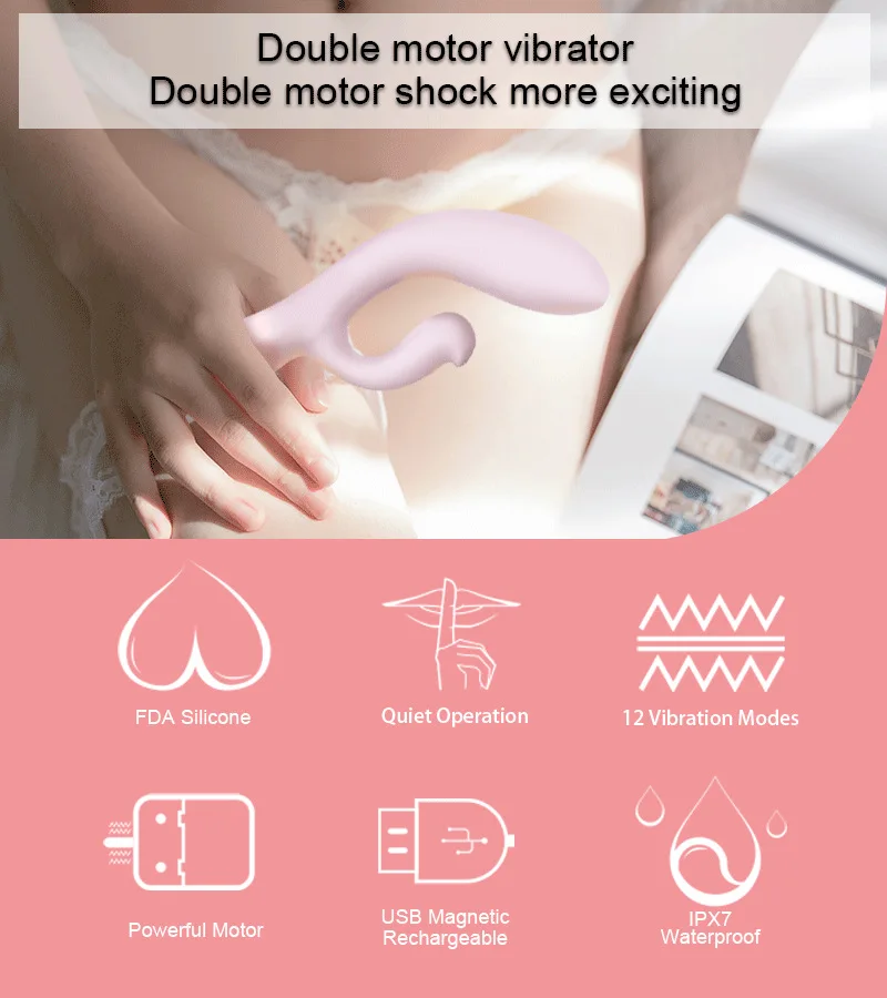 Klitorisvibrator bröstvårtestimulator och analmasturbator_voghion.com