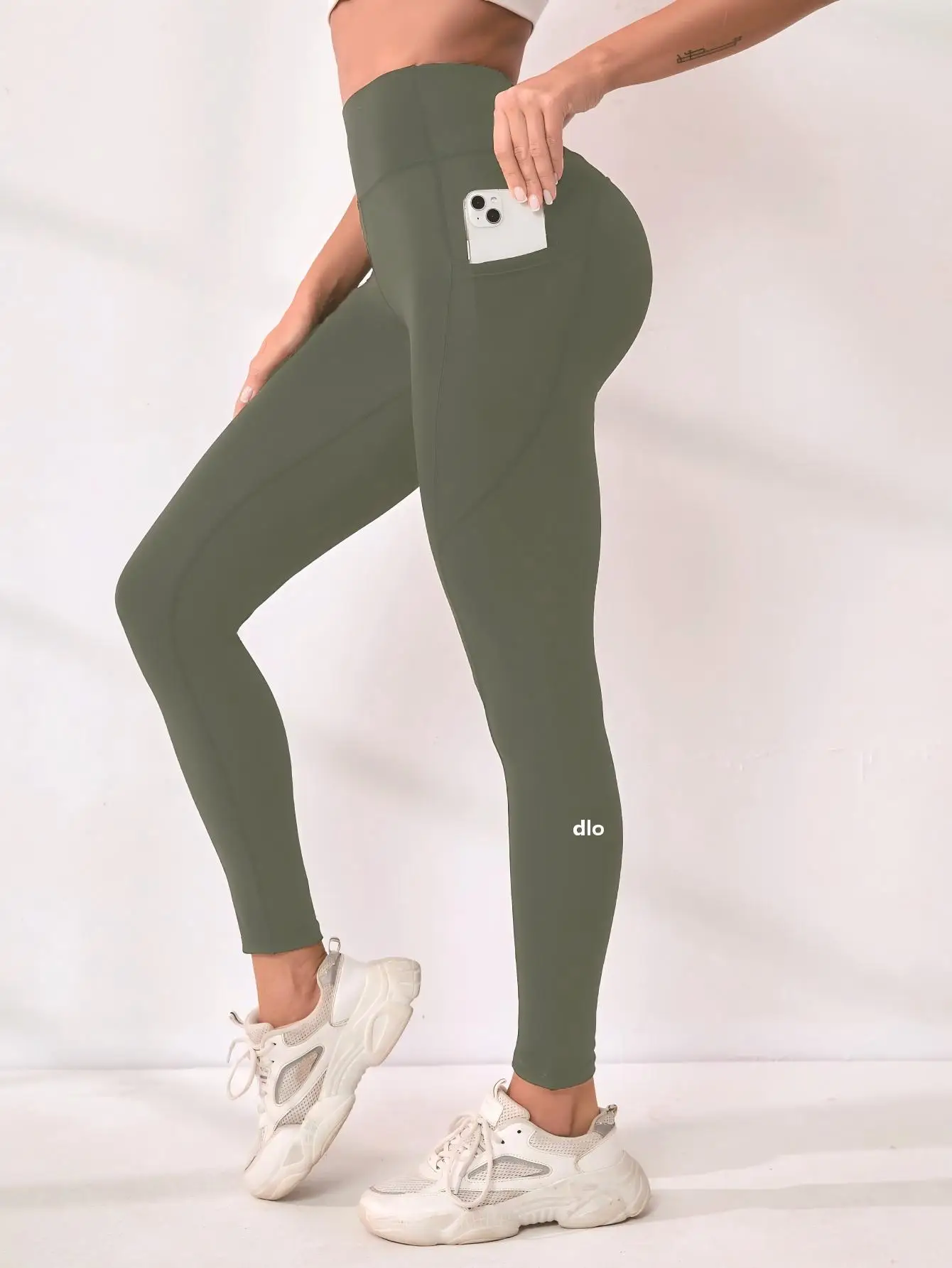 New High Waist Long Yoga Leggings for Women, Naked Feeling Seamless Butt Lift Workout Pants, Quick Dry Breathable Fitness Tights 5