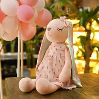 35CM/14inch Cute Bunny Doll, Plush Toy Doll, Baby Soothing Rabbit Doll Sleeping Doll, Stuffed Animals Kids Plushie Doll Toy 2