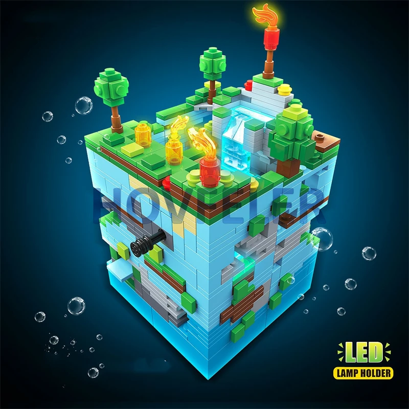 Underwaters Seabeds Citys Building Blocks Fortress Corals Model Sets Bricks Toys for Children Gifts Kids Kits building blocks toys