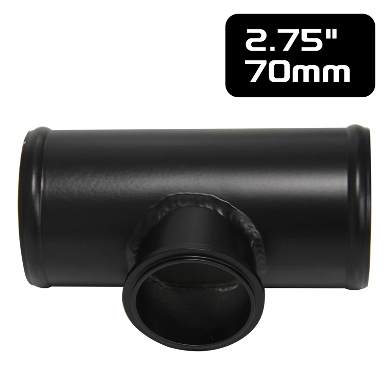 50mm Aluminum Turbo Blow Off Valve (BOV) - V Band Clamp, 35 PSI Boost, Black Anodized