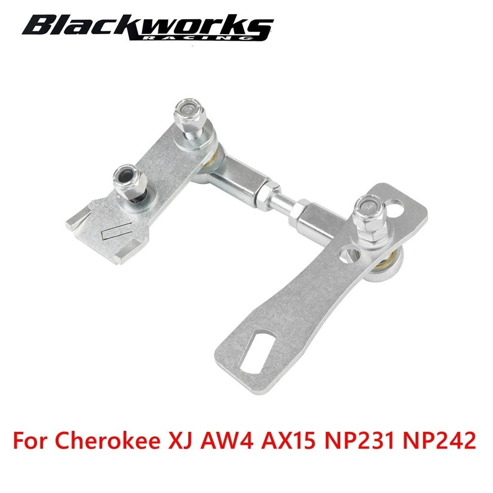 Transmission Shifter Repair Kit Stainless Steel Transfer Case Linkage For Jeep Cherokee XJ Comanche MJ 1986-2001