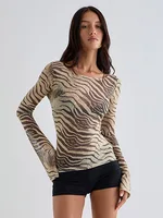 T-Shirt slim à manches longues et col rond pour femme, haut court monochromatique, décontracté, Streetwear Y2K, pull à la mode, tenue d'été 4