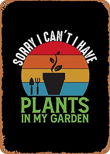 

Gardener Quote Vintage Look Metal Sign Patent Art Prints Retro Gift 8x12 Inch