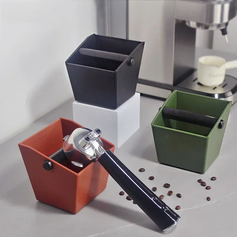 Anti-Slip Espresso Coffee Grounds Knock Box